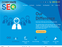 Tablet Screenshot of corporateseo.net
