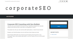 Desktop Screenshot of corporateseo.org