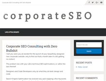 Tablet Screenshot of corporateseo.org